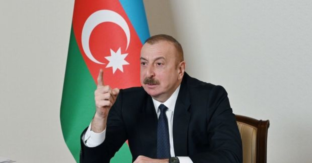 پرزیدنت علی‌اف در گفتگو با خبرگزاری ترکیه: ورود کامیون‌های ایران به قارا‌باغ غیرقانونی است