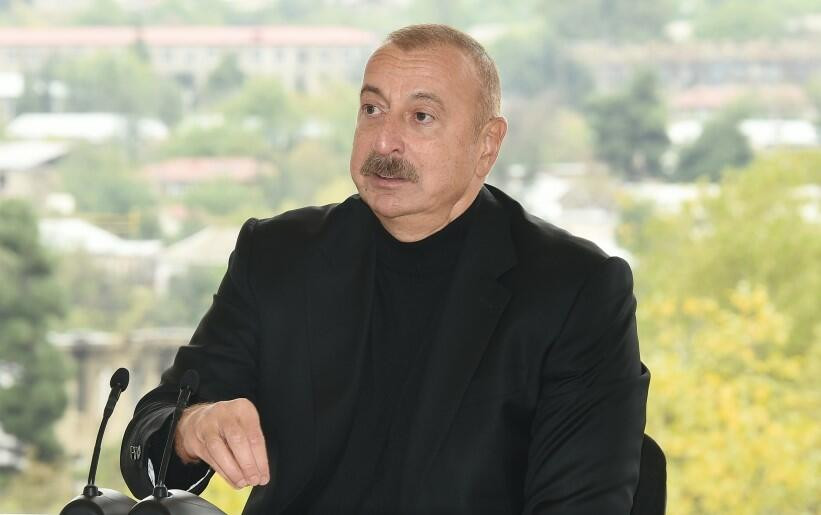 پرزیدنت علی اف: ارامنه از ایران به حادروت آمدند