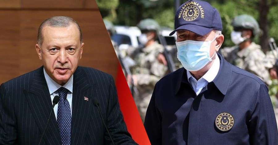 بازدید وزیر دفاع ترکیه از منطقه مرزی با ایران و پیام اردوغان به نیروهای مزربانی ترکیه