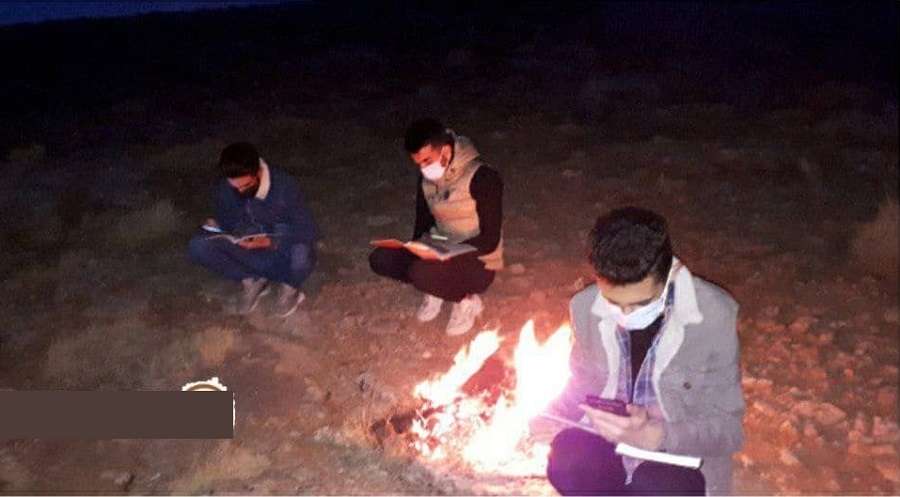 محرومیت دانش‌آموزان روستای بابانظر تکاب از اینترنت در کنار بزرگترین معادن طلا و مس خاورمیانه + عکس
