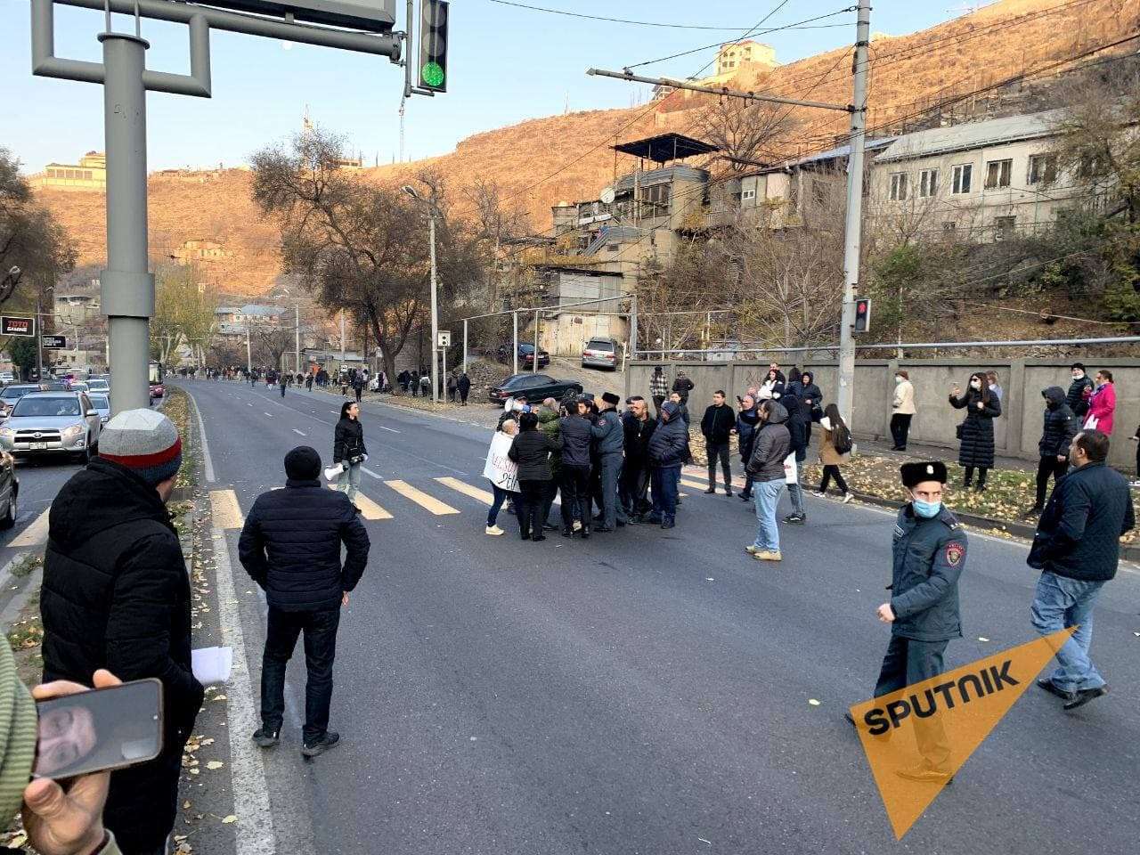 آغاز مجدد اعتراضات در سطح شهر ایروان