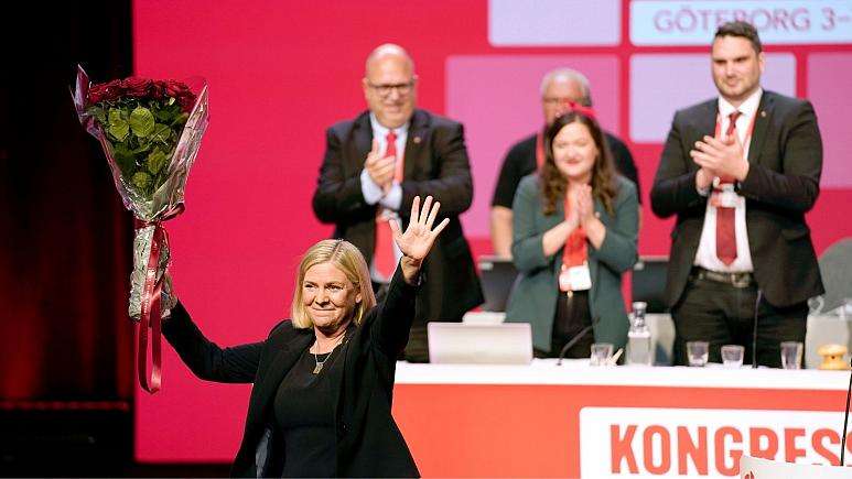 اولین نخست‌وزیر زن سوئد ساعاتی پس از انتخاب استعفا کرد