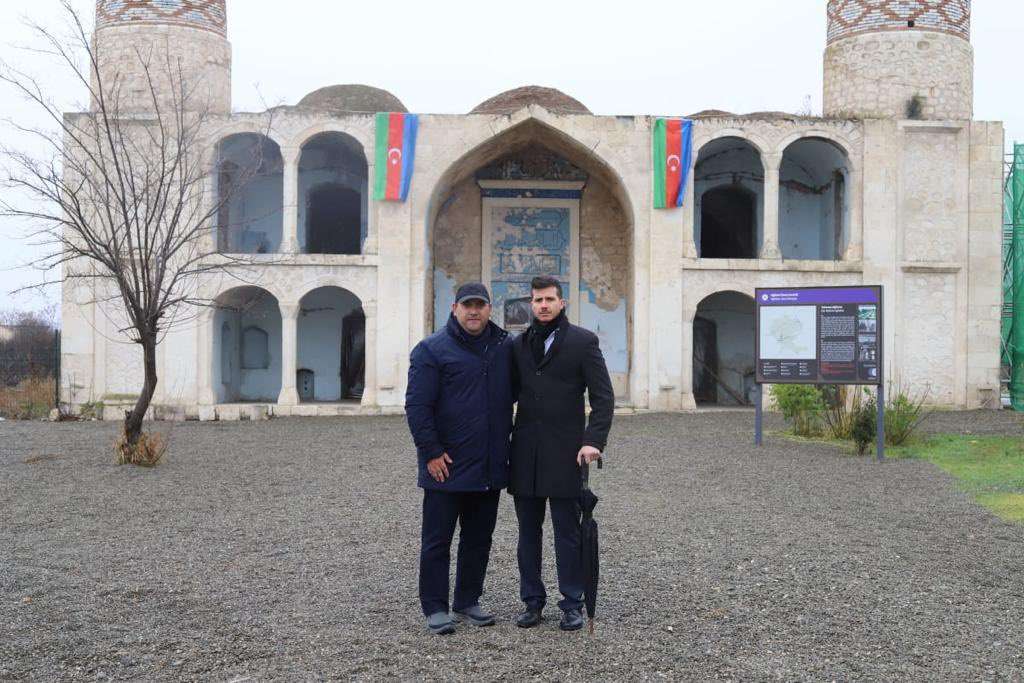 سفیر اسرائیل در آذربایجان به آغدام رفت