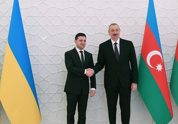 رئیس جمهور آذربایجان به اوکراین سفر کرد