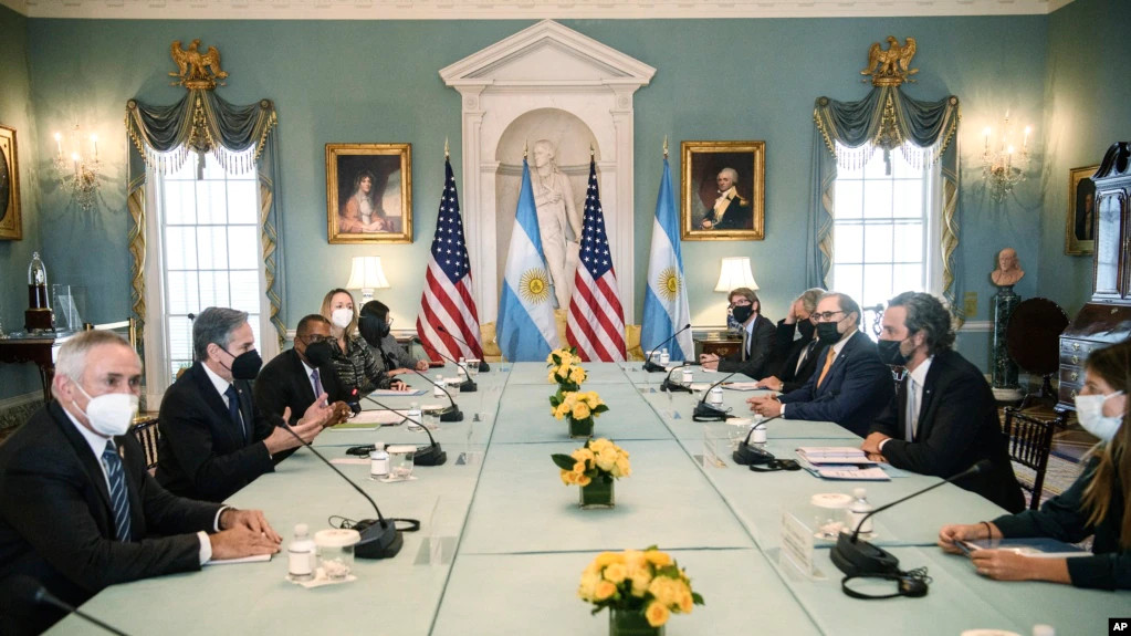 ابراز نگرانی نسبت به سفر محسن رضایی به نیکاراگوئه در دیدار وزیران خارجه آمریکا و آرژانتین