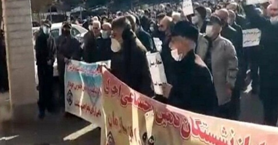 تجمع بازنشستگان تأمین اجتماعی تبریز