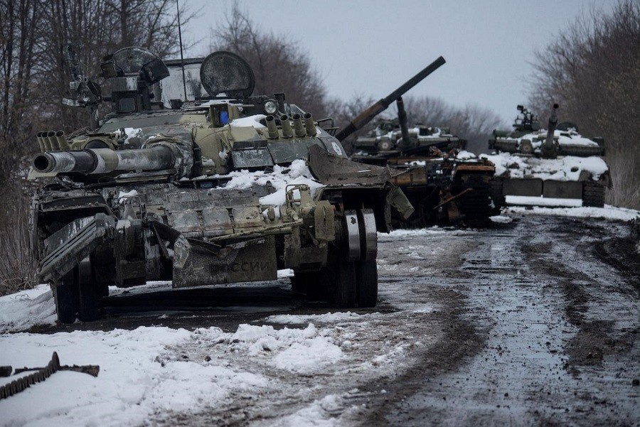 ارتش بریتانیا: تهاجم شدید روسیه علیه اوکراین در تمام جبهه‌ها متوقف ‌شده است
