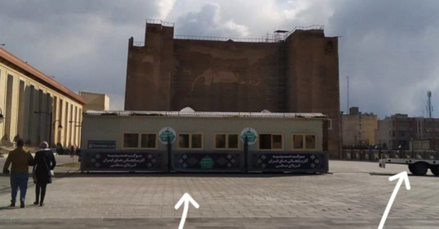 وضعیت ارک هشتصد ساله تبریز در نوروز امسال! - تصویر