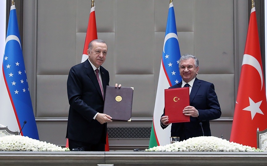 ترکیه و ازبکستان ۱۰ سند همکاری امضا کردند