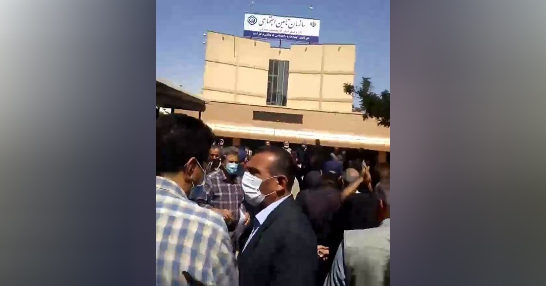 تجمع اعتراضی بازنشستگان تامین اجتماعی در استان‌های آذربایجان‌جنوبی - ویدئو