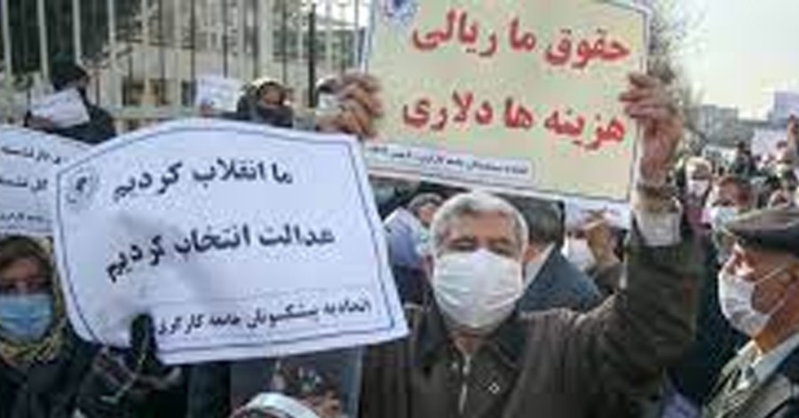 تداوم تجمعات بازنشستگان تامین اجتماعی در آذربایجان‌شرقی و قزوین - ویدئو