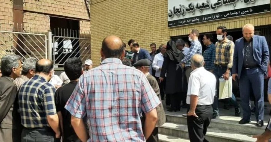تجمع اعتراضی بازنشستگان تامین اجتماعی در زنجان با شعارهایی به زبان مادری - ویدئو
