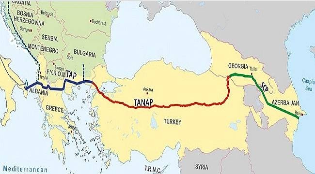 جریان 29.7 میلیارد متر مکعب گاز از TANAP انجام شد