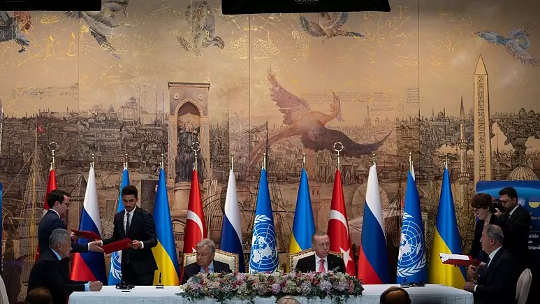 روسیه و اوکراین با میانجیگری ترکیه برای صادرات غلات توافق کردند