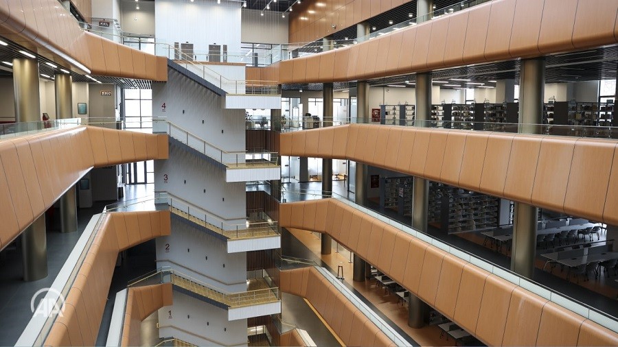 بزرگ‌ترین کتابخانه دانشگاهی ترکیه با حضور اردوغان افتتاح شد
