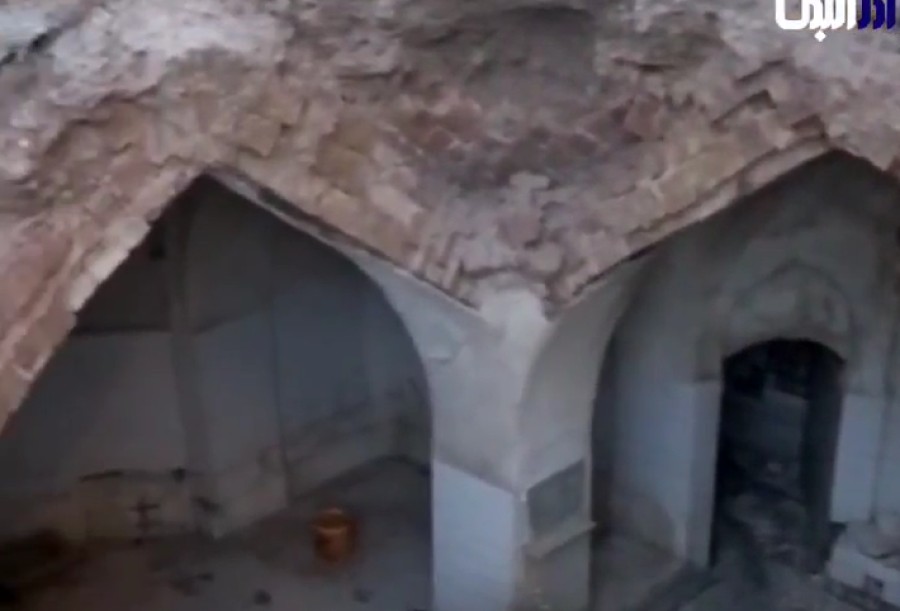 حمام تاریخی سرهنگ تبریز به زباله‌دانی تبدیل شده! + فیلم