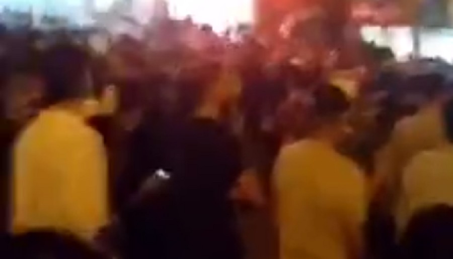 دامنه اعتراضات به ابهر نیز کشیده شد + فیلم