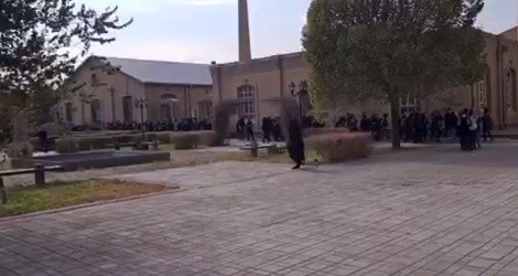 تجمع دانشجویان دانشگاه هنر تبریز + ویدئو