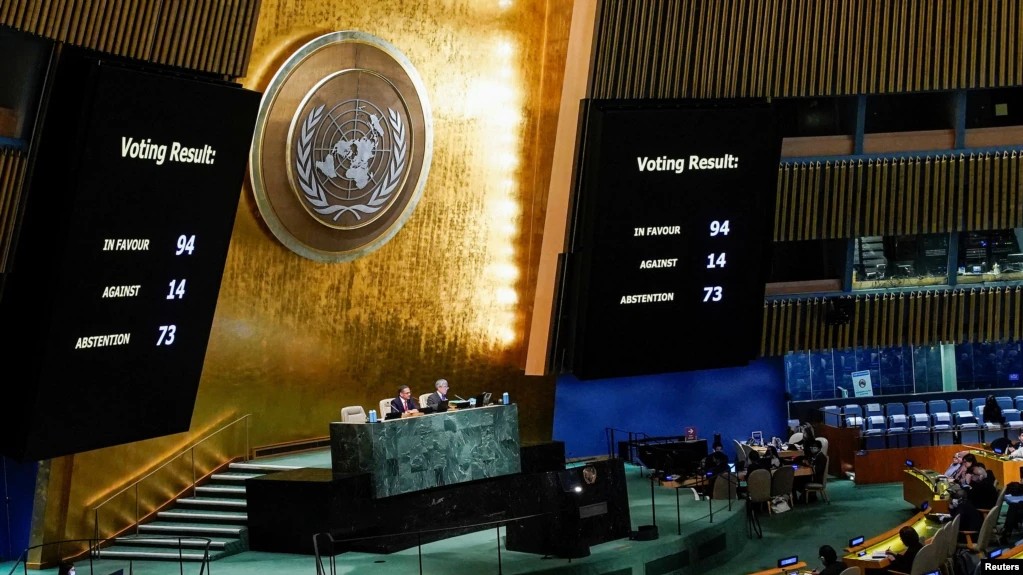 مجمع عمومی سازمان ملل از روسیه خواست به اوکراین غرامت بپردازد