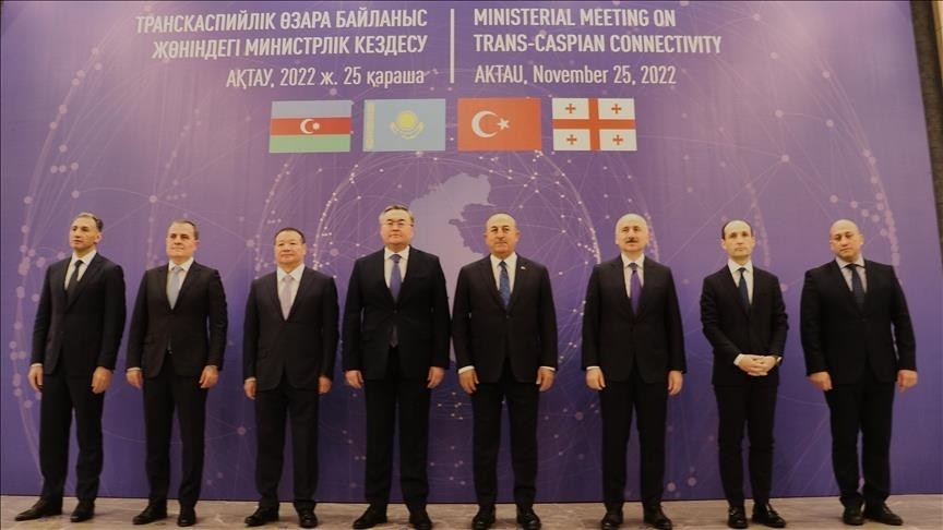 امضای نقشه راه کریدور ترانس خزر میان ترکیه، آذربایجان، گرجستان و قزاقستان