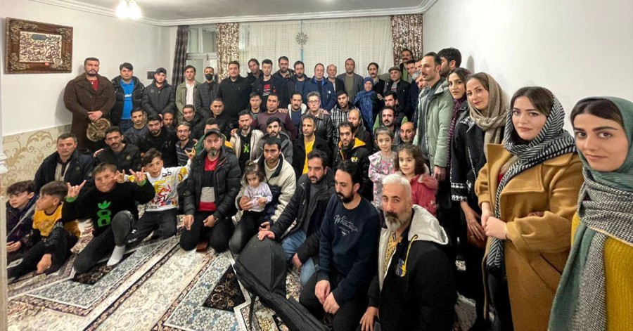 دیدار جمعی از فعالین ملی آذربایجان در اردبیل با توحید امیرامینی