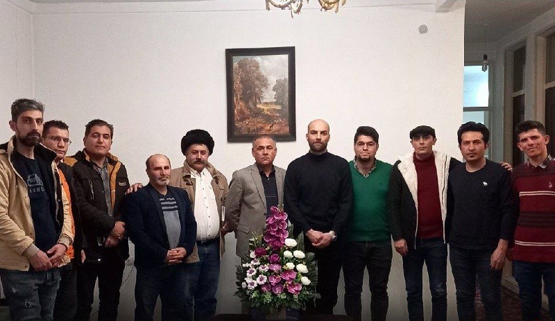 ارومیه؛ دیدار جمعی از فعالین حرکت ملی آذربایجان با روزبه پیری