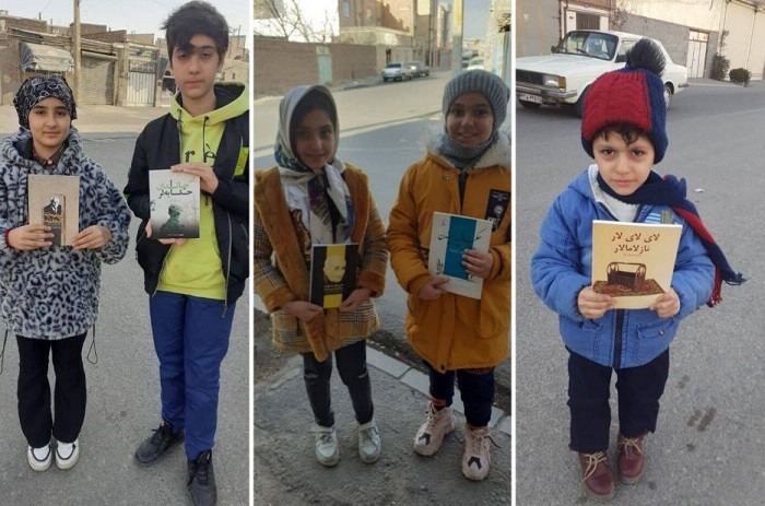 فریادی در جهت مطالبه حقوق اولیه انسانی؛ تداوم توزیع کتابهای تورکی‌ در تبریز + عکس