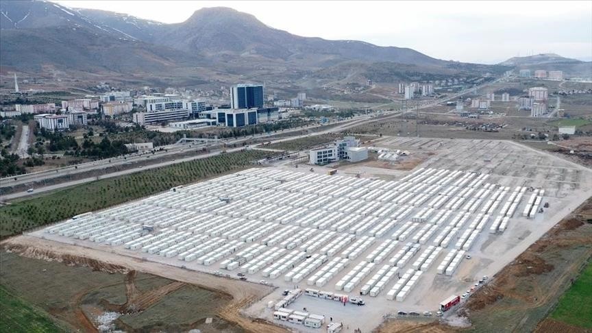 اسکان در شهرک کانتینری در استان مالاتیا آغاز شد