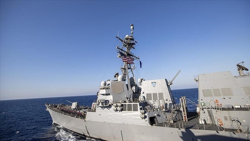 رزمایش دریایی مشترک آمریکا و اتحادیه اروپا علیه چین