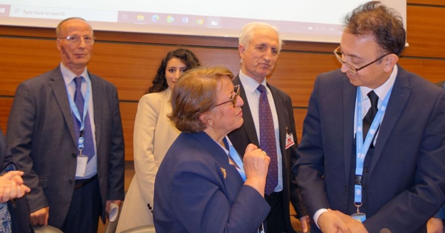 مصاحبه جمعیت حقوق بشر آذربایجان ارک با دکتر ماشاله رزمی در مقرر سازمان ملل متحد - ویدئو