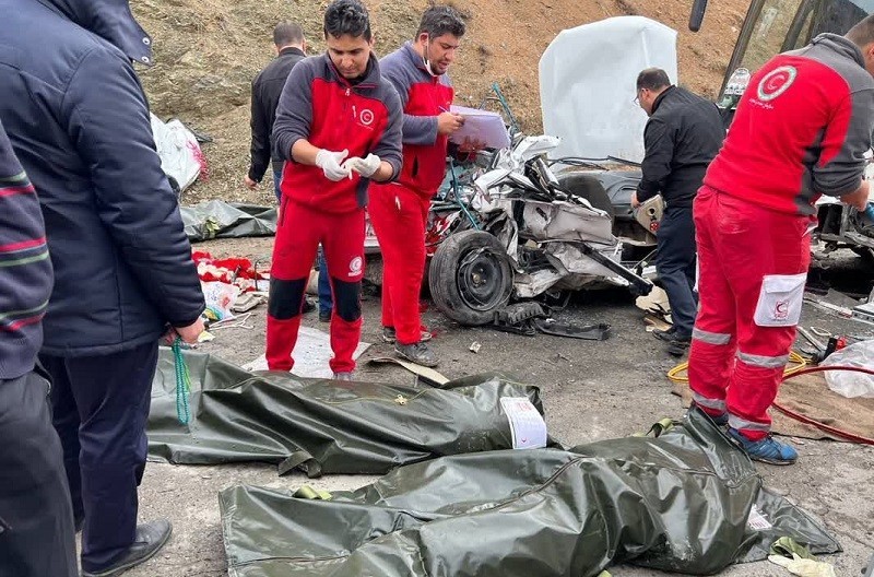 جان باختن ۱۴ نفر در تصادفات جاده ای آذربایجان غربی در دور اول سفرهای عید