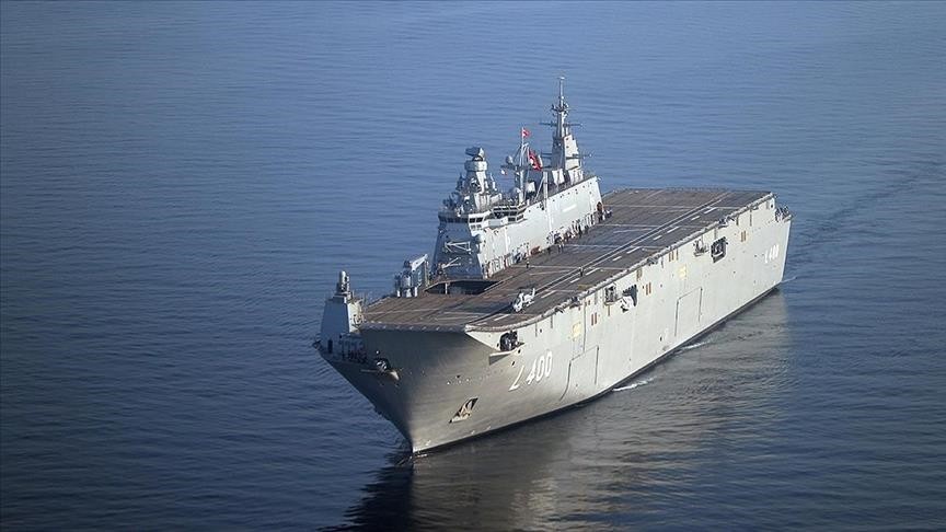 بزرگترین ناو جنگی ترکیه روز دوشنبه به نیروی دریایی تحویل داده می‌شود