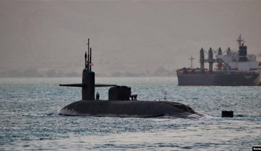 آمریکا یک زیردریایی با «قابلیت حمل ۱۵۴ موشک» راهی خاورمیانه کرد