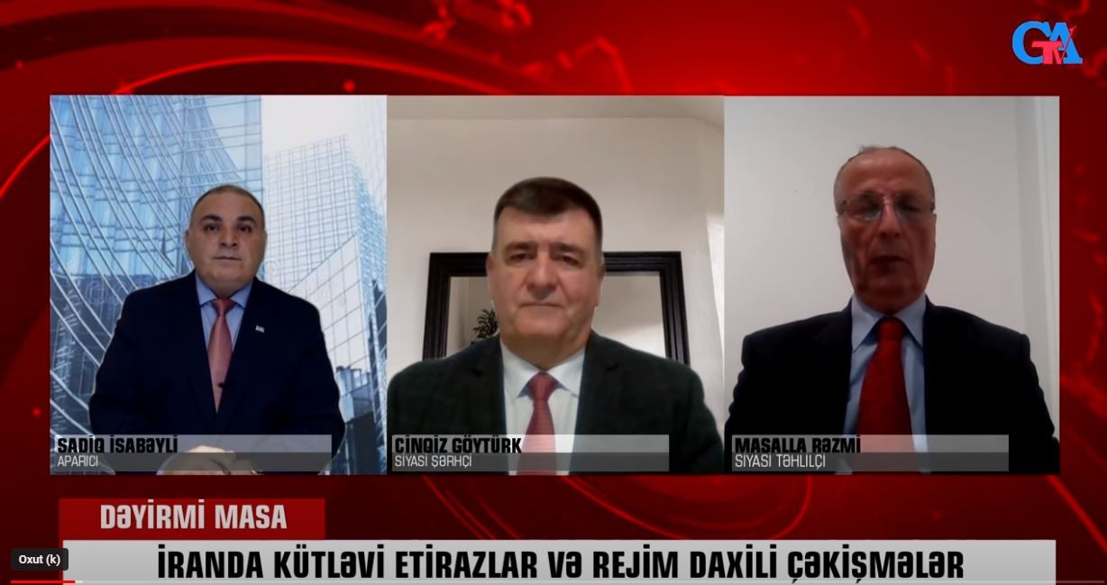 “Daimi masa''da müzakirə: “İranda kütləvi etirazlar və rejim daxili çəkişmələr” və “Dünya dövlətləri molla rejimini küncə sıxışdıracaq”-VİDEO