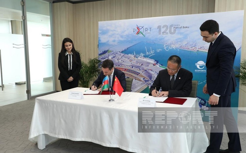 Bakı Limanı Çinin ən böyük limanlarından biri ilə memorandum imzalayıb