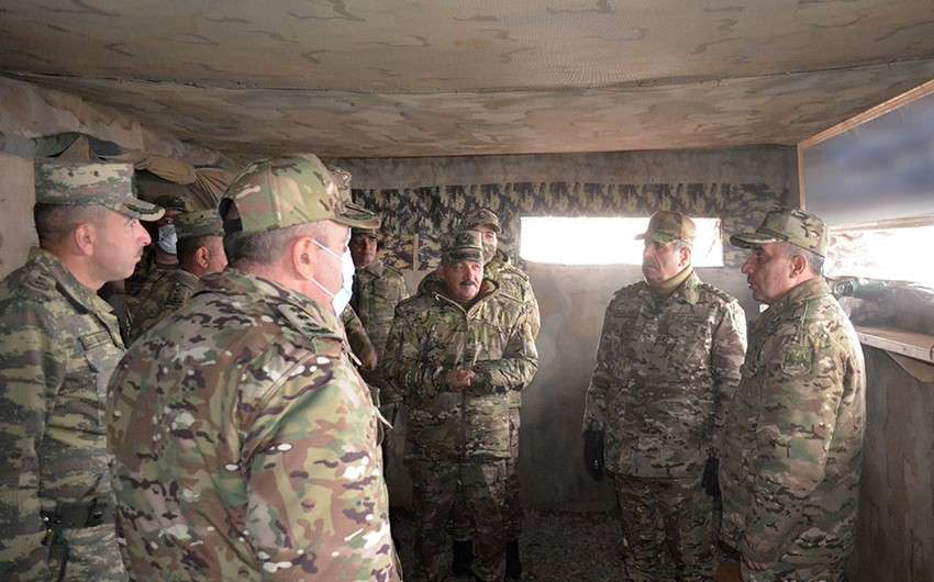 Zakir Həsənov Azərbaycan Ordusunun Laçındakı təlimini izləyib, tapşırıqlar verib
