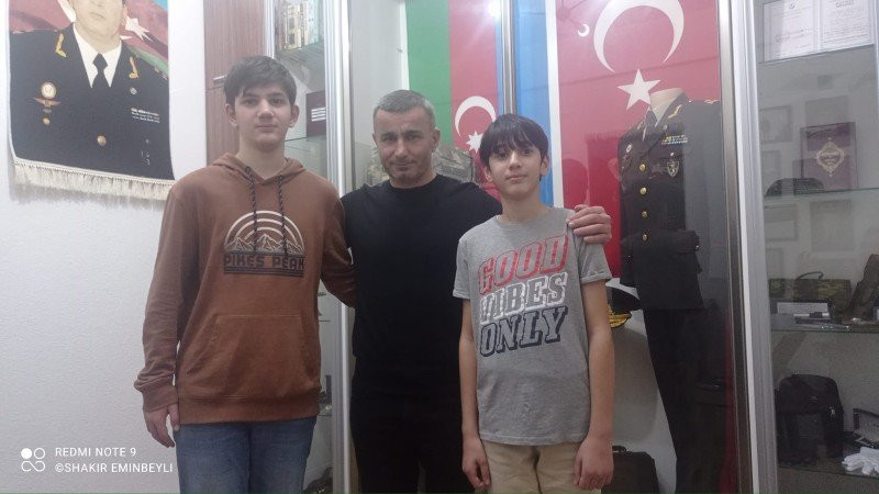 "Qarabağ"ın baş məşqçisi Polad Həşimovun oğlanları il görüşdü - FOTOLAR