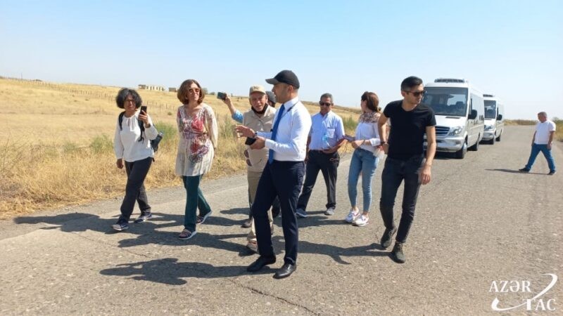 Xarici jurnalistlərin Ağdama səfəri başlayıb