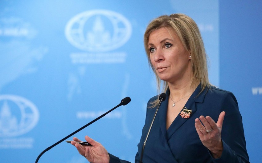 Zaxarova: "Azərbaycanla Ermənistan arasında danışıqların növbəti mərhələsi Rusiyada keçiriləcək"