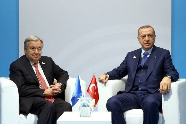 BMT baş katibi Ərdoğana taxıl dəhlizinin bərpasına görə təşəkkür edib
