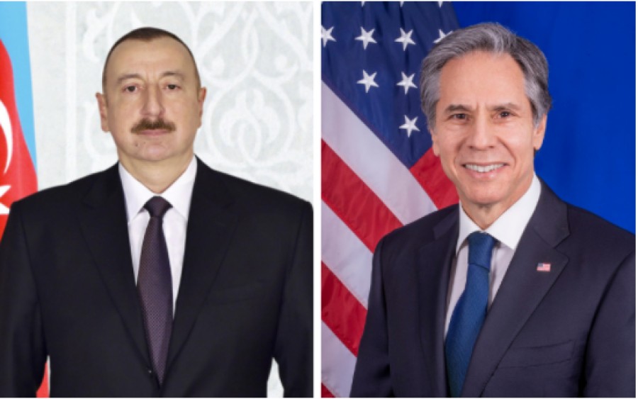 ABŞ dövlət katibi Azərbaycan Prezidentinə zəng edib