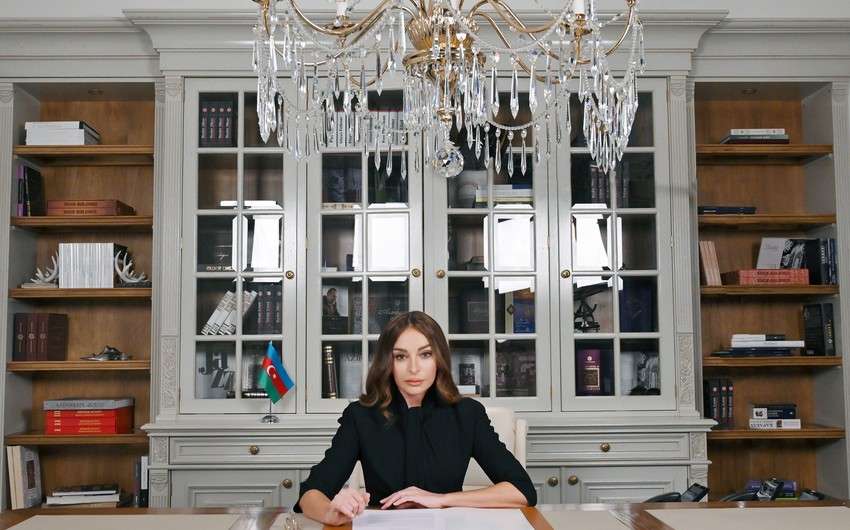Mehriban Əliyeva Zəngilan rayonunun Ağalı kəndindən foto paylaşıb