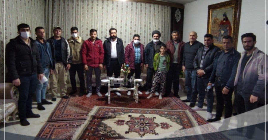 Milli fəallar siyasi məhbus Abbas Lisani ilə görüşüb