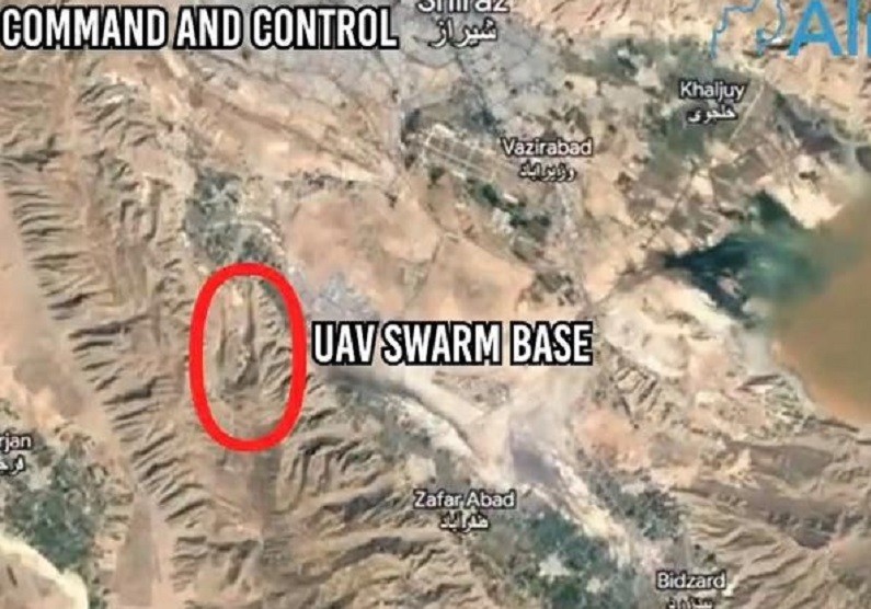 Şiraz çevrəsində İranın dağaltı dron bazası aşkarlanıb