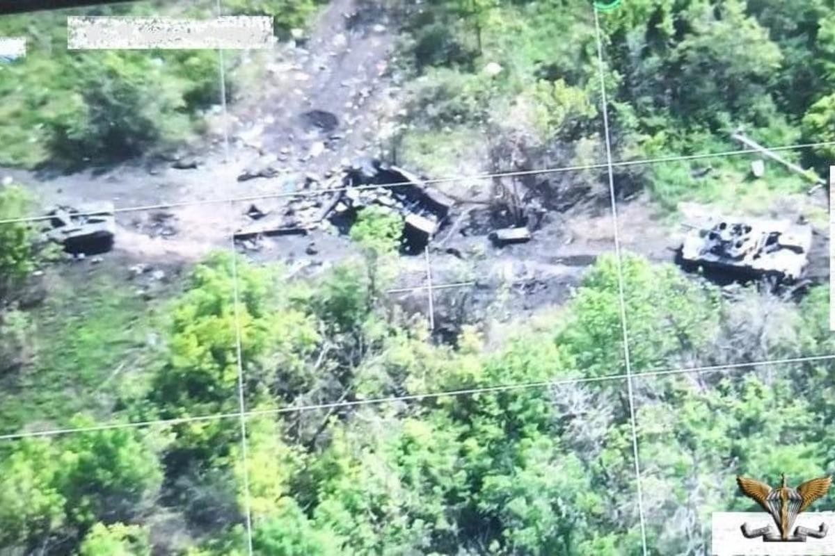 Ukrayna ordusundan ölümcül zərbə - Rus tağımı darmadağın edildi
