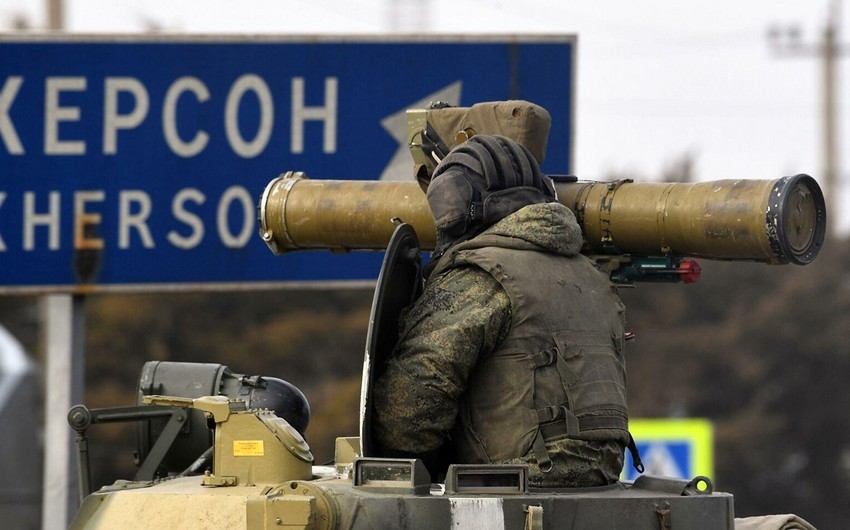 Ukrayna MN rəsmisi: "Xerson bu gün nəzarətimiz altına keçə bilər"
