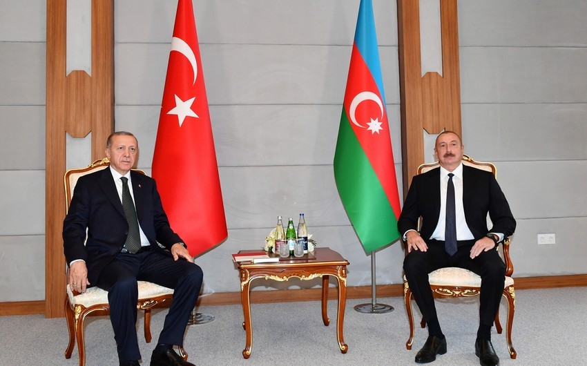 İlham Əliyev Rəcəb Tayyib Ərdoğana zəng edib