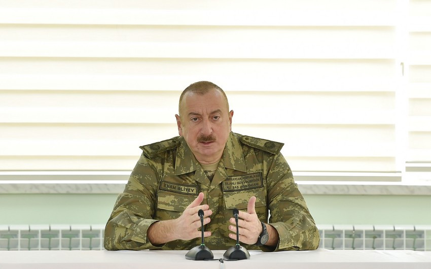 İlham Əliyev: "İrəvanda oturub, çirkin ağzını açıb mənim atam haqqında söz demək Serjikə çox baha başa gələr"