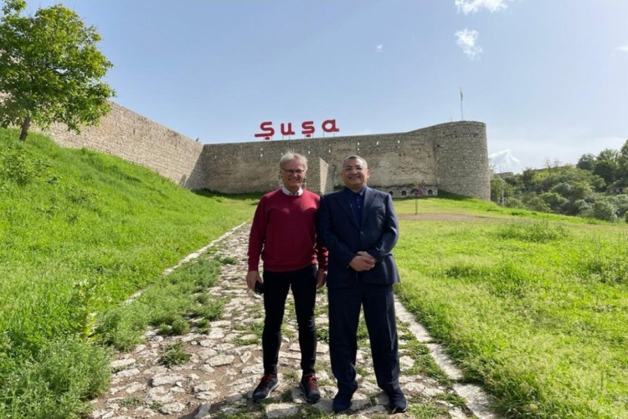 Almaniya səfiri Şuşaya gedib