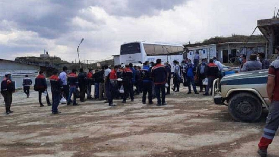 Süngün mis mədəninin işçiləri tətil aksiyası keçirib